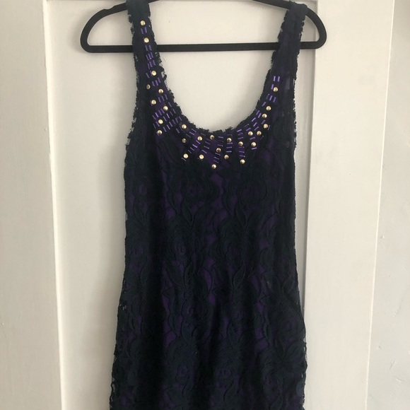 Size 4 vintage free people mini dress